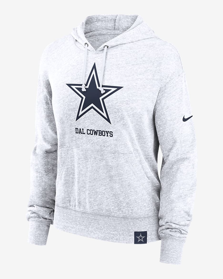 Dallas Cowboys Gym Vintage Women s Nike NFL Pullover Hoodie